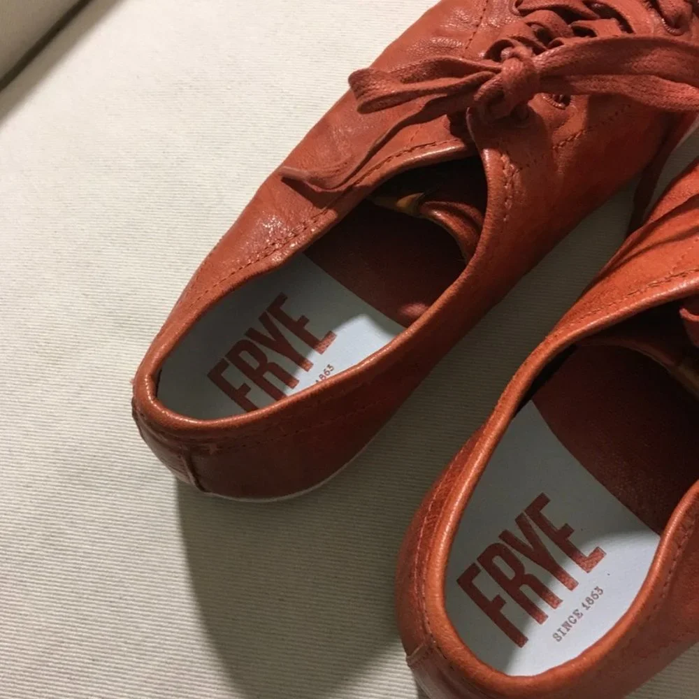 Frye Miller Low Top Waxed Brown Vintage Sneaker